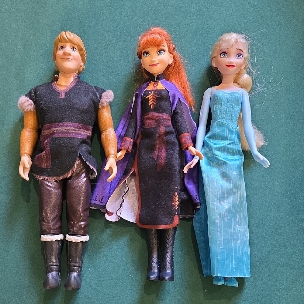 Frozen Character Dolls Set - Multicolor
